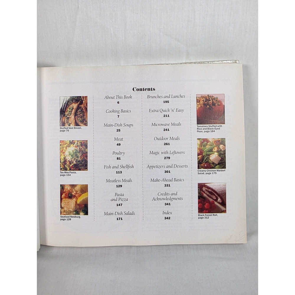 Readers Digest One Dish Meals The Easy Way Cookbook Recipes‎ Hardcover VTG 1991 - Picture 11 of 13